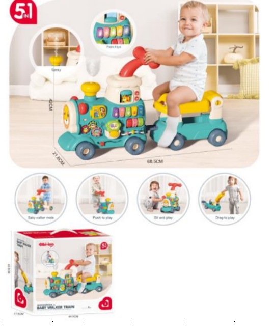 قطار اطفال 5 IN 1